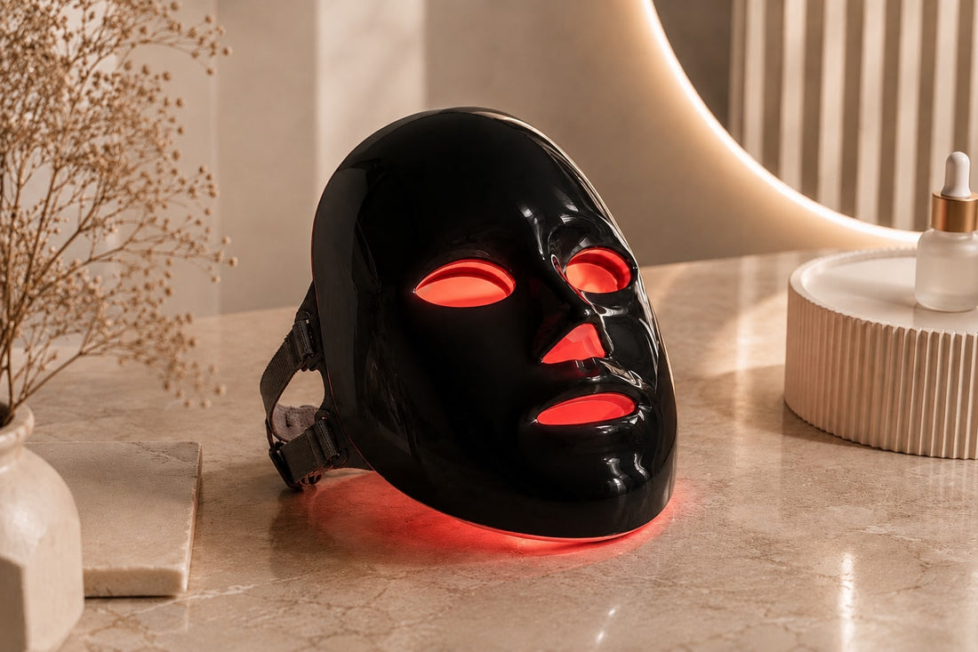 Masque LED Visage Auralis™ – Technologie Lumière Anti-Imperfections & Anti-Âge